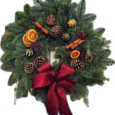 Traditional Door Wreath